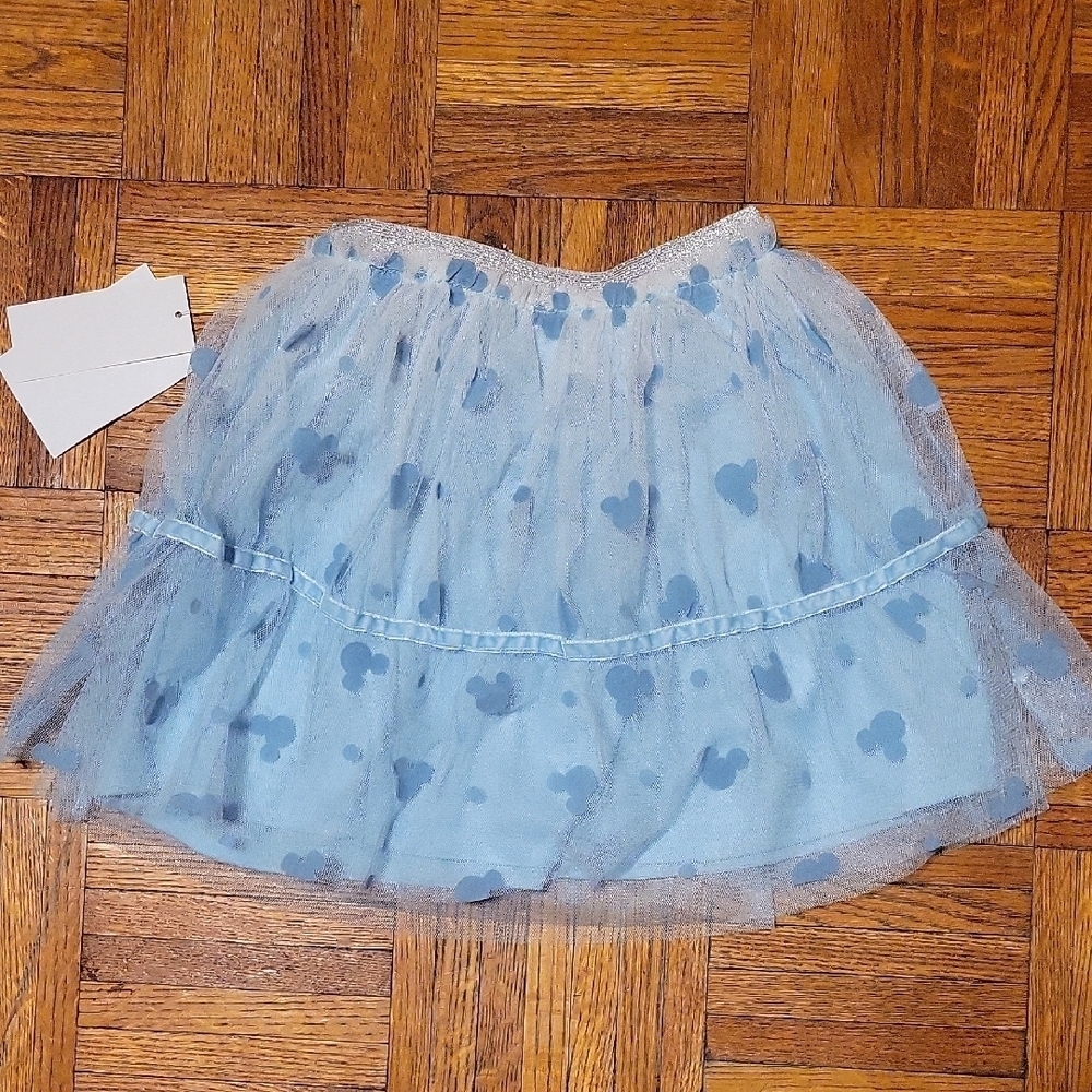 Disney Blue Tulle Skirt with Minnie Mouse Print SIZE 6X - Picture 8 of 8